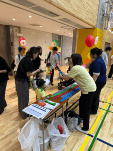 WONDER KIDS Sports Festivalの受付の様子